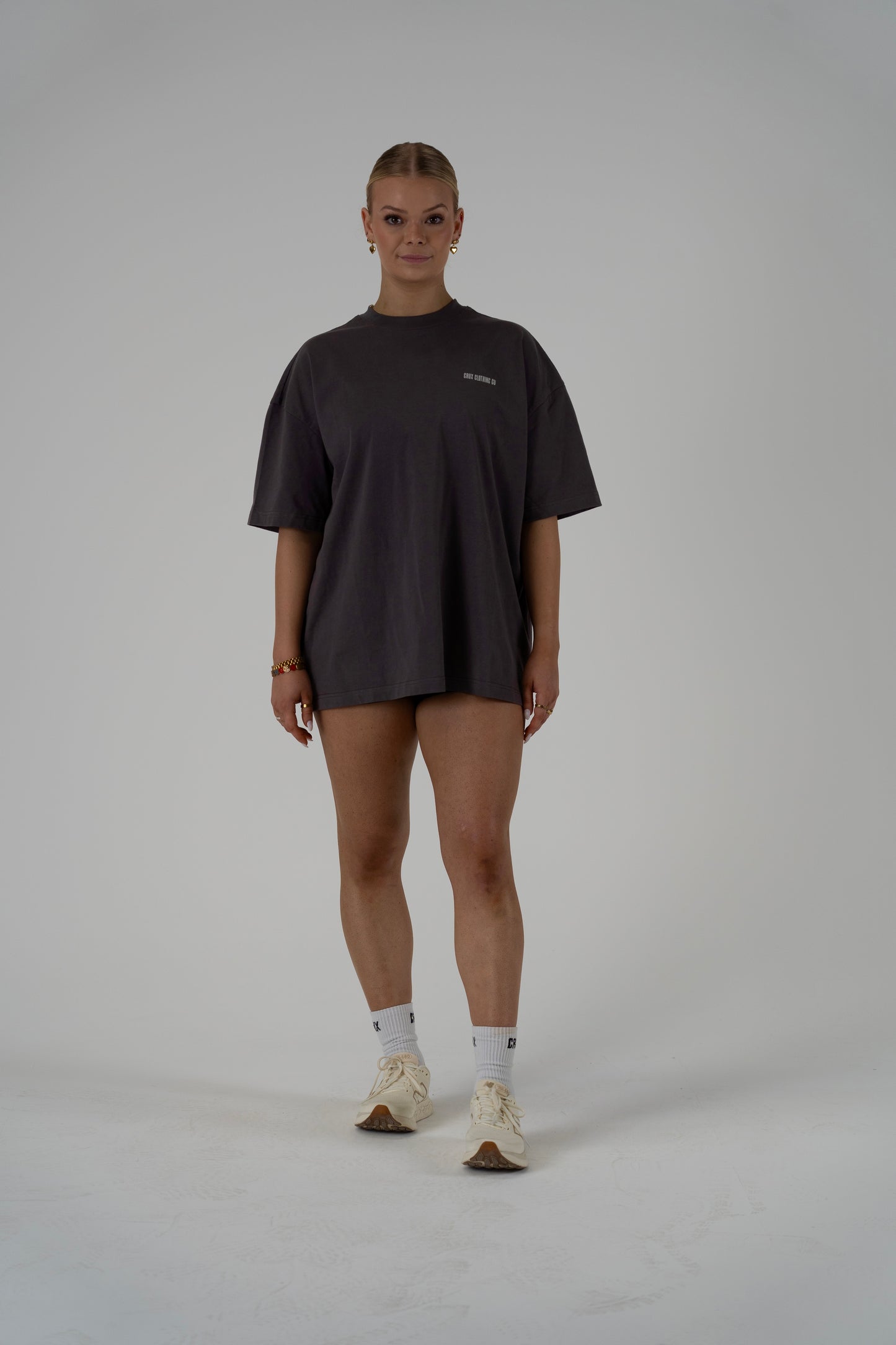 Oversized Tee - Storm Grey