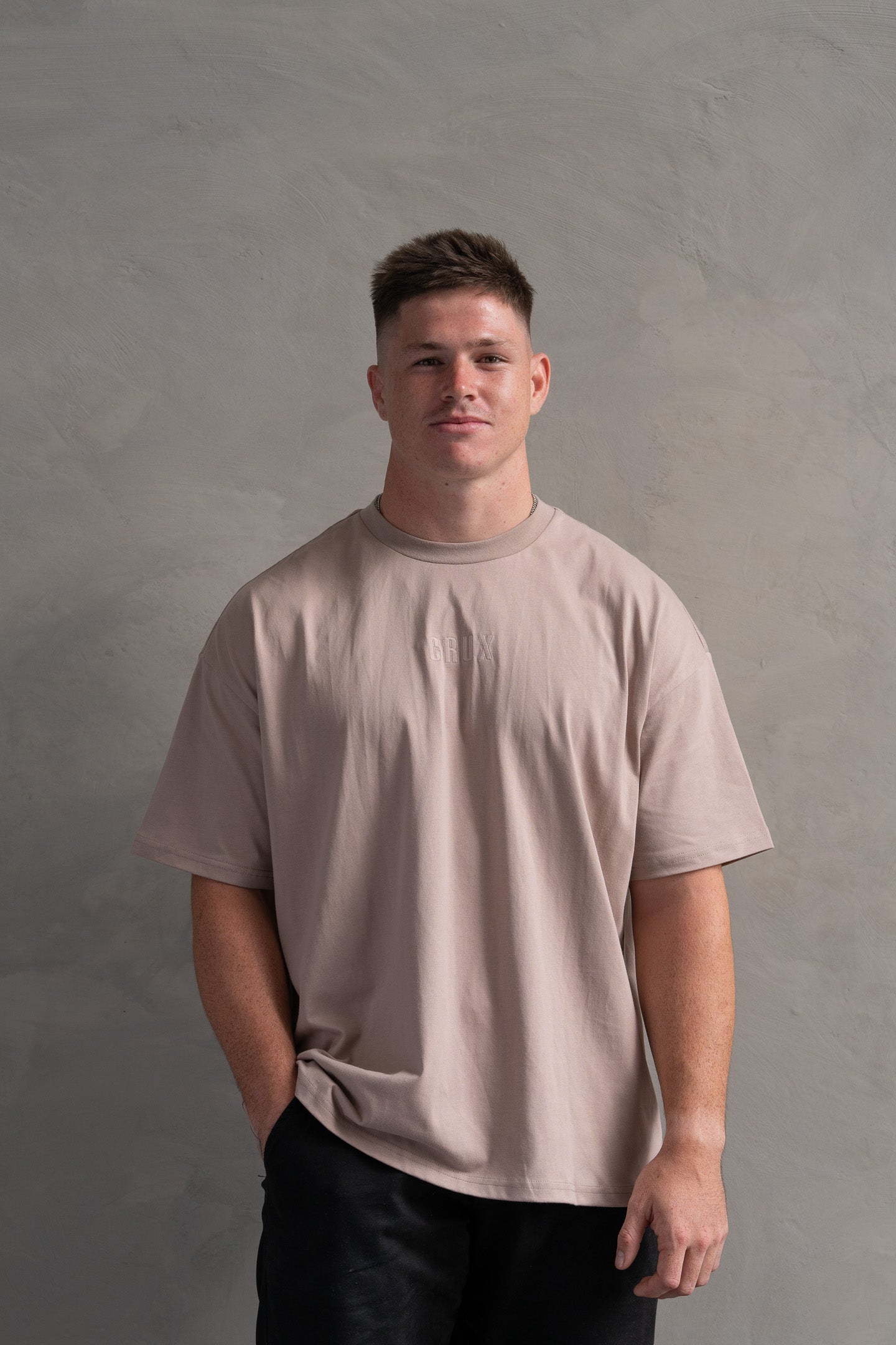 Oversized Tee - Taupe