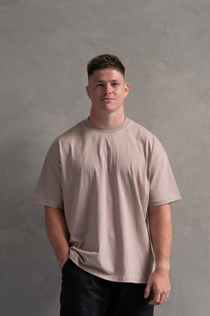 Oversized Tee - Taupe