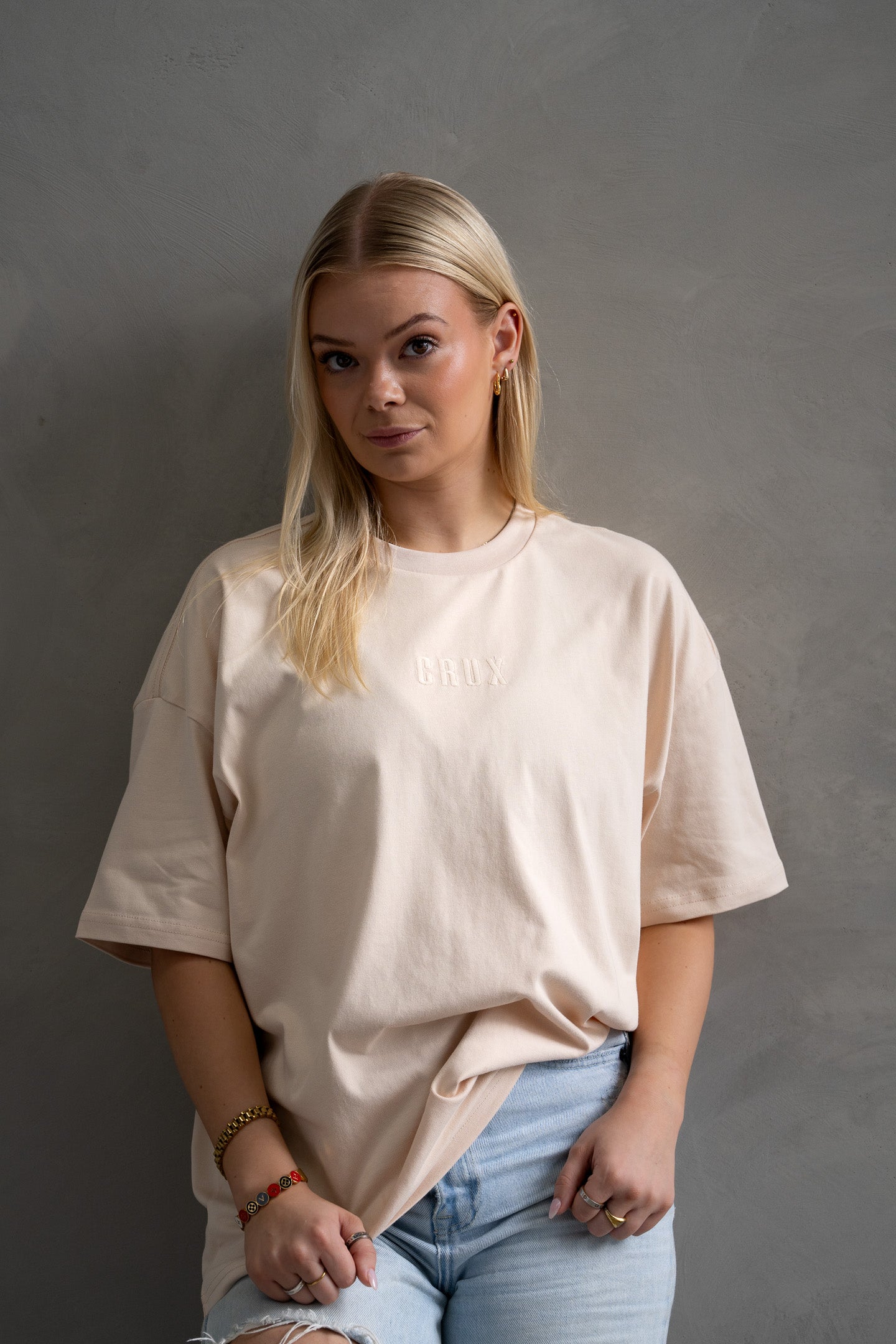 Oversized Tee - Cream