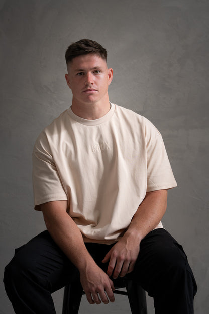 Oversized Tee - Cream