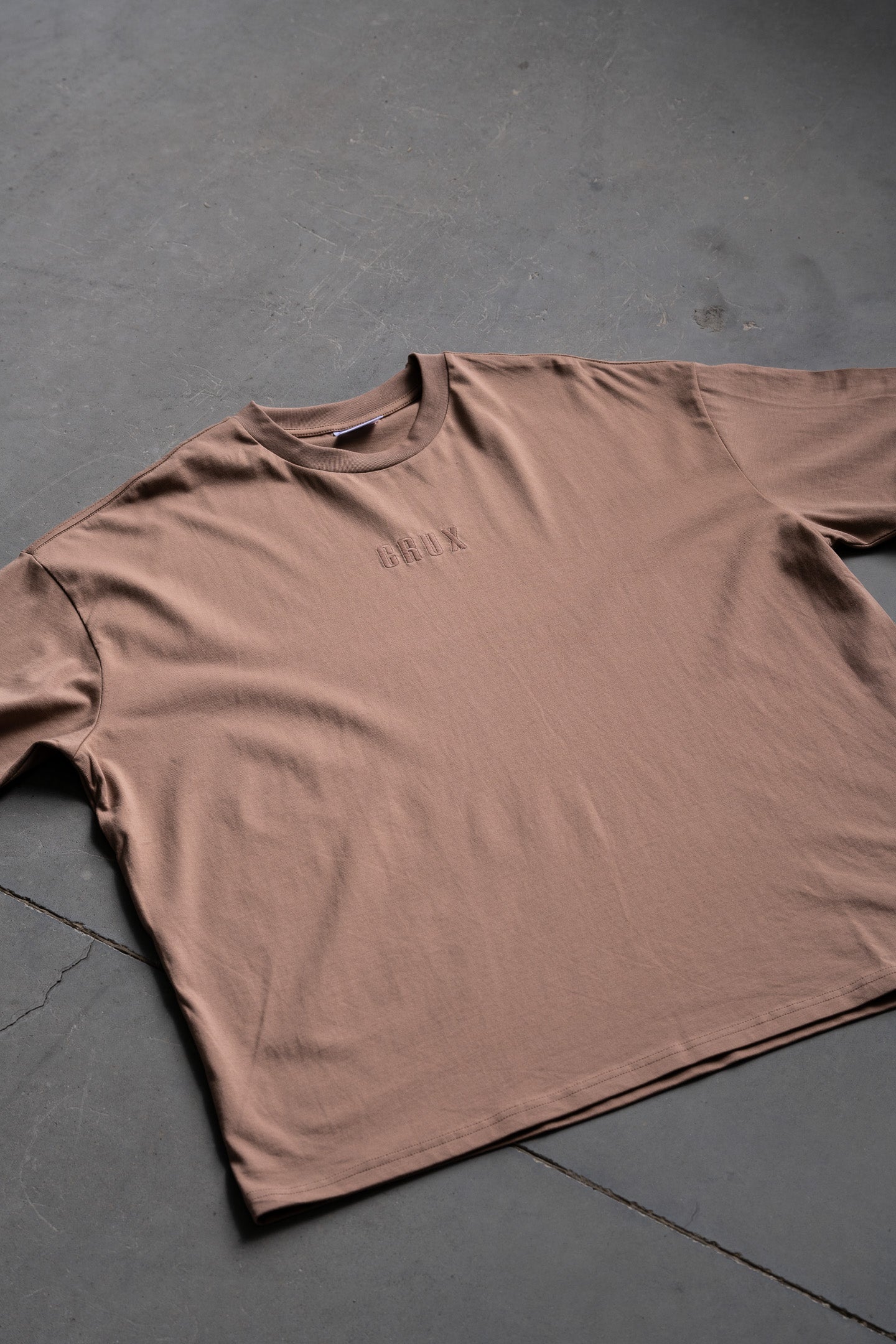 Oversized Tee - Caramel